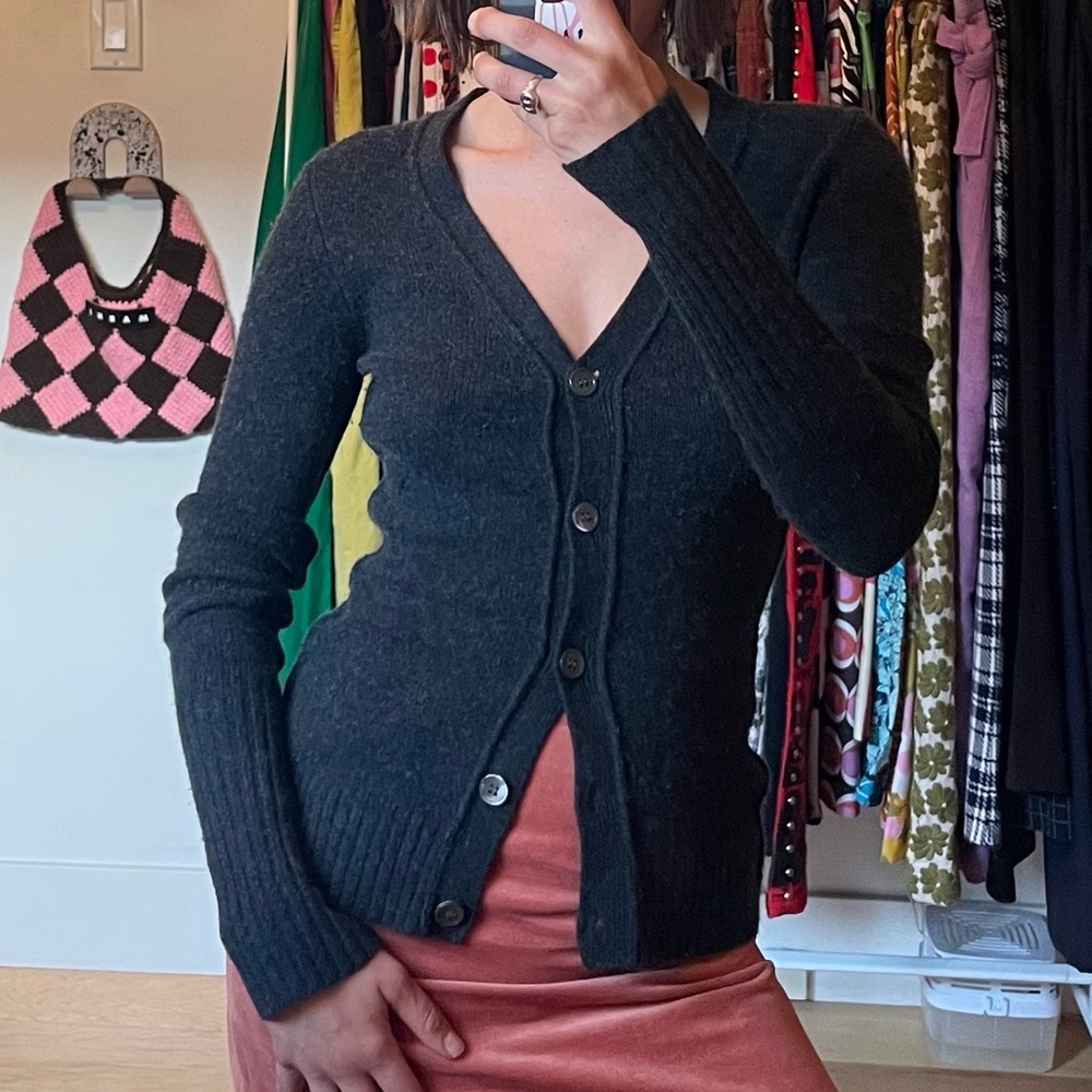 Inhabit Charcoal Cashmere Sweater